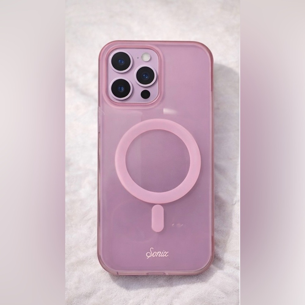 Sonix Blush Pink Phone Case with Ring Holder iPhone 15 pro max